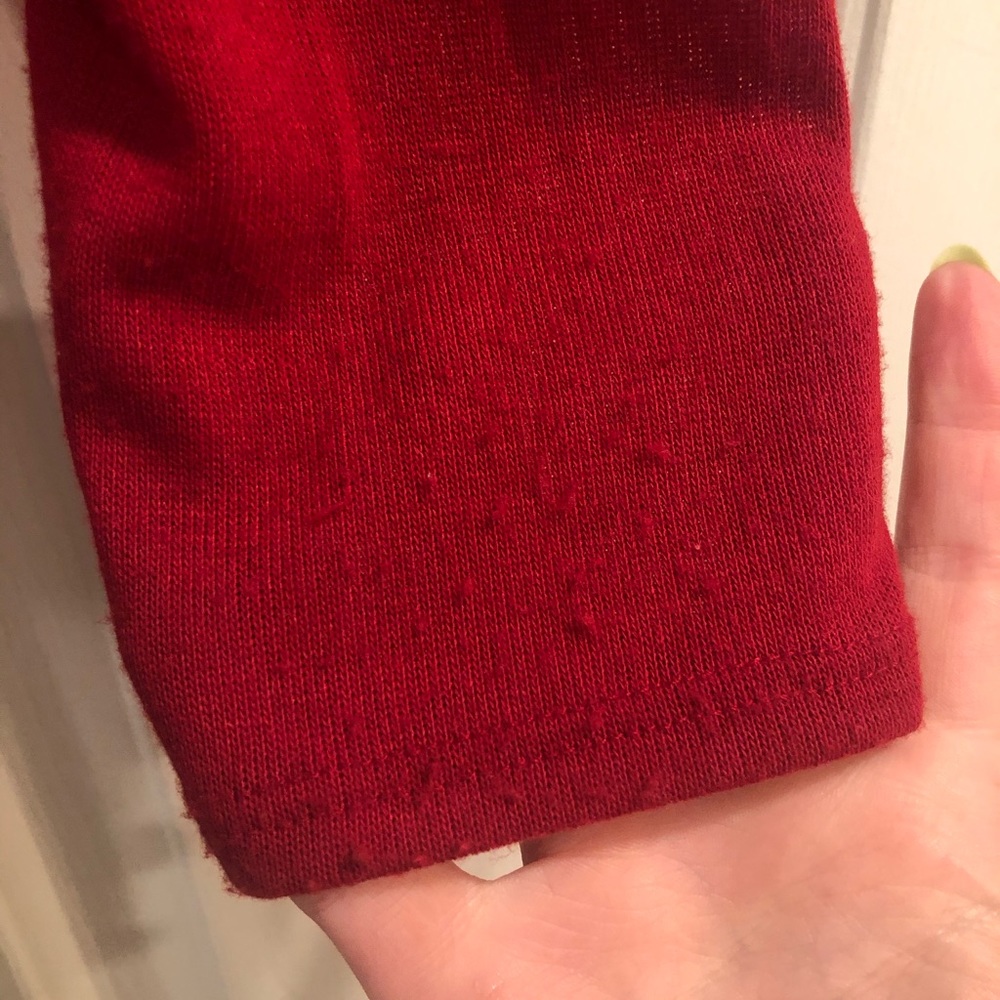 Red Cardigan - Picture 3 of 4